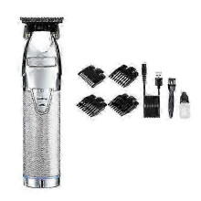 (Silver) S9 USB oplaadbare retro elektrische haartrimmer voor mannen en vrouwen - trimmer in vintage stijl