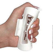 (white) Cloud Clip, vierkante, matte haarclip met zachte klauw voor vrouwen, flexibele clip voor dik haar, lichtgewicht
