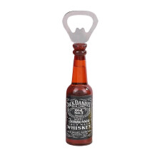 (Jack Daniels brown) Abrebotellas de nevera para cerveza con estilo retro.