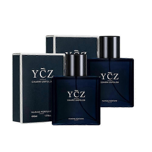 (2pcs) Ανδρικό Άρωμα YCZ Blue Κολώνια Ξυλώδες Άρωμα Μακράς Διάρκειας Ocean Fruity Light Fragrance
