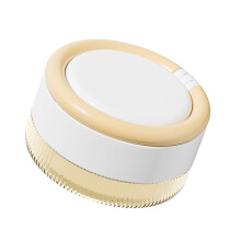 Portable Denture Case With Drain Holes For Invisible-apricot