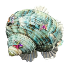Vintage Bohemian Style Snail Seashells Ring Alloy Adjustable-A