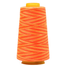 Practical Cotton Thread for Sewing Machines 11-Ora nge Series