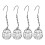 Hanging Bird Feeder Birdcage Shaped Rustproof Large Capacity-4P 1