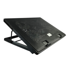 5 Fan Laptop Cooling Pad With Adjustable Angle And Speed