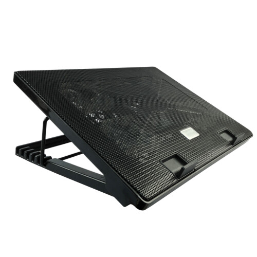 5 Fan Laptop Cooling Pad With Adjustable Angle And Speed
