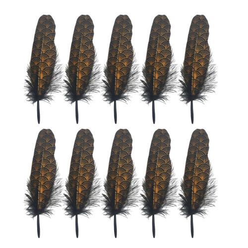 Hardened Large Floating Plumage With Fish Scale Print-1 pack