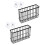 Adjustable Width Door Hook Rack With Rustproof Coating-L Black 1
