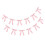 Lot de 2 rubans élégants en perles d'imitation pour décorer-Rose 1