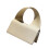 Practical Handheld Purse Practical PU Shoulder Bag-White 1