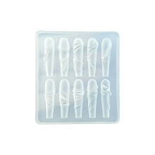 Moule en résine transparente pour ongles de qualité