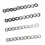 Universal Drum Tension Screw Fastener Fixing Lock- Black rubber 1