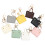8PCS Stylish PU Key Holder Set Includes Wallet Earphone Case And 1