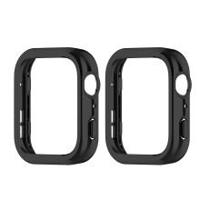 PC Shell Cover Frame Bumper Halve dekking Holle schaal-Zwart