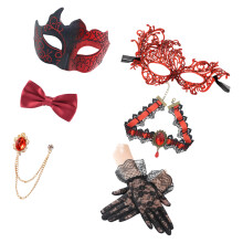 Cosplay Halloween-kostuums Maskerades Kostuums Accessoires-Rood