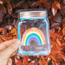 Regenbogen-Sonnenfänger 12g 15x18.5cm Fensteraufkleber