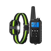 Collier de dressage pour chien avec télécommande de 800 m, bip et vibration, kit anti-aboiements pour chiens de petite, moyenne et gra