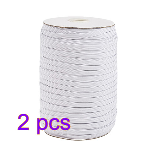 2Rouleaux Ruban Élastique Polyester Couture Décoration Costume