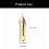 Interchangeable Flexible Metal Tip Fountain-Gold plated EF tip 4