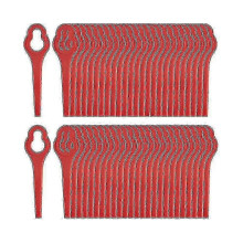 Ersatzklingen für Akku-Kantenschneider, 50er-Packung, robuste Stahlklingen für die Gartenpflege