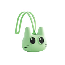 Worry Stones Sensory Texture Stone Toy For Adult-green cat head