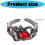 Adjustable Couple Ring Sun/Moon Theme Liquid Texture-moon. 3