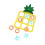 Grand ensemble de jouets aquatiques gonflables 81x55cm, pour 1