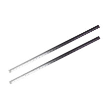 2Pcs Clear Ruler Acrylic Shatterproof Ruler Set-Gradient gray