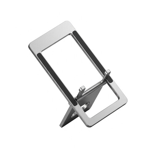 Creatieve opvouwbare telefoontablethouder met-Zilver