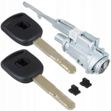 Contactslotset compatibel met Honda Jazz GD 2002-2012, inclusief stuurkolom en sleutels.