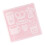 Petit carnet de notes Miniature avec couverture en cuir PU-rose 1