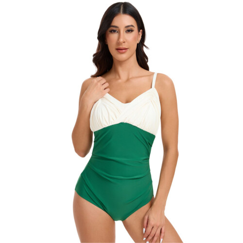 Ergonomic Swimsuit Rapid Drying Single Piece Elastic-2 XXL