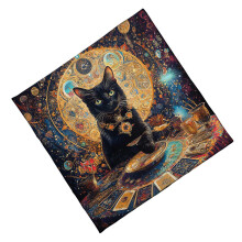 Tarots Tablecloth Divinations Table Cover Tarots-A 60x60cm