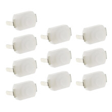 10 Stuks Comfortabele Ergonomische-Gebogen voeten wit