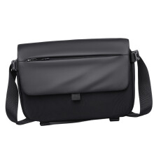 Herren Messenger Bag Outdoor Casual-Mattschwarz mit