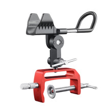 Support de canne à pêche dense et pratique pour-Pingdi rouge