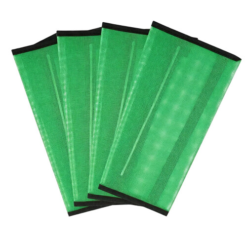 Tear-Resistant Fine Mesh Leg Guards Stay-on Comfortable-Green