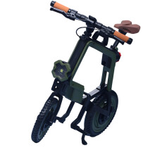 Plastic modelfiets opvouwbaar fietsspeelgoed voor poppen-Groente