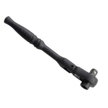 Small 72 Tooth Ratcheting Wrench With Comfortable Grip-black