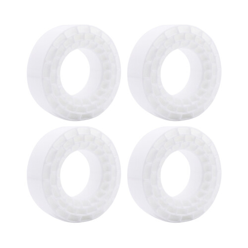 Pack de 4 inserts de pneu en silicone de 1,55 pouces-Blanc