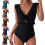 Schmal sitzender, professioneller Trainings-Bade-Tankini-1 Mio 3