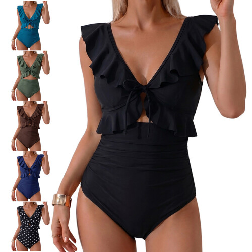 Backless Tankini High Performances Swimsuit For-Black XXL 2