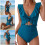 Comfortable Full Coveraged Conjoined Bathing-Coffee color XL 4