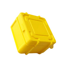 Mini-ABS-Aufbewahrungsbox für kleine Hardware-Werkzeuge und-Gelb
