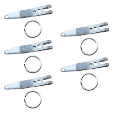 5er-Pack Edelstahl-Taschenclip Haltbarkeit