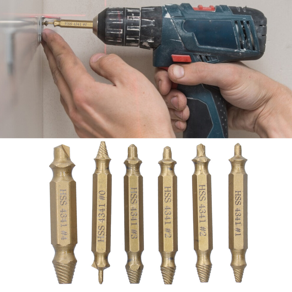 Broken Bolt Remover 6pc Ti Steel