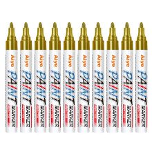 Waterproof Paint Pen For Restoring Grave Inscriptions-Gold