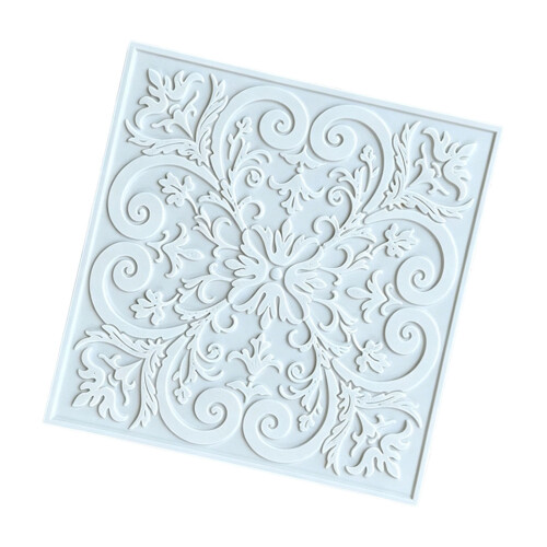 Kleine geprägte Deckenfliese, elegantes dekoratives-C