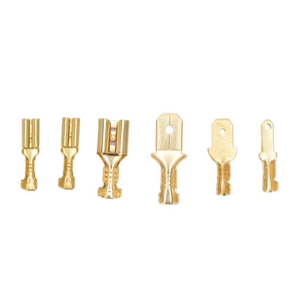 Spade Wire Connectors Kit 315Pcs Set Gold