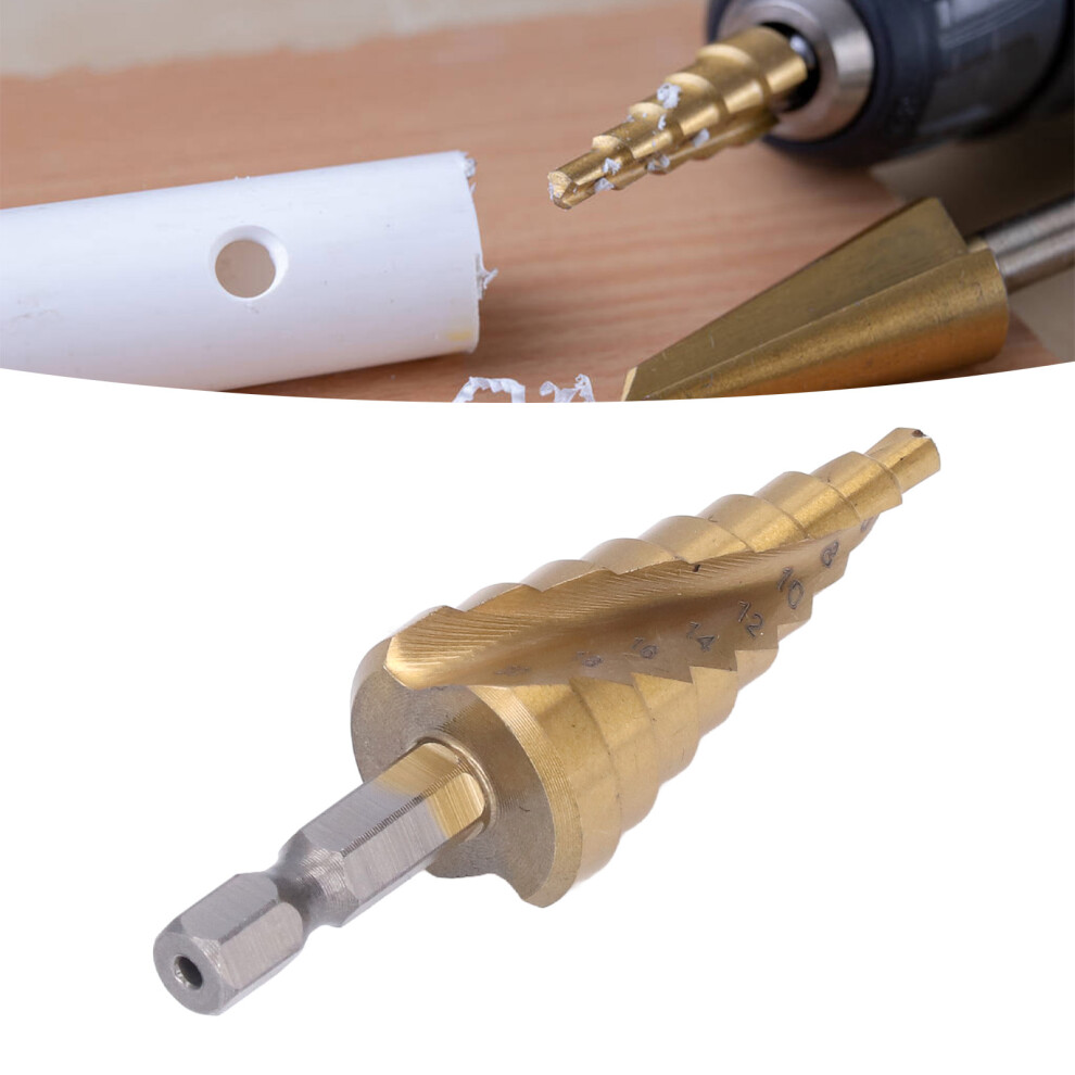 HSS Spiral Step Drill Bit 4-20mm